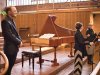 Il pianoforte Cristofori di 4 ottave e mezzo nella First Lutheran Church a Boston dopo il concerto il 25 marzo 2023