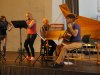 Lina Tur Bonet, Dorothea Seel, Pavel Serbin and Christoph Hammer during the rehearsal for the concert on the 28th June 2015, Festival Fränkischer Sommer Weißenburg