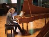 Olga Pashenko (pianoforte Cristofori) durante la prova per il concerto il 12 novembre 2022 nel Orgelpark ad Amsterdam
