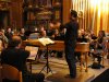 Concentus Musicus Vienna (with the guest director Matthew Halls) during the rehearsal for the concert in the Stiftskirche Melck,in June 2014