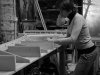 2014 working on the inner construction of one of the two Cristofori pianos in construction