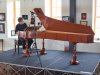  Artem Belogurov playing the Cristofori piano before the concert at La Grua Center in Stonington (Rhode Island, USA), 18th March 2023