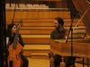 Arnaud de Pasquale and Lucie Boulanger during the recording in Brussels in December 2014