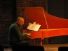 Andreas Staier during the rehearsal for the concert in the Maschinenhaus der Zeche Karl in Essen, 2013