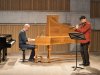 Toshiyuki Shibata und Anthony Romaniuk während der Probe für das Konzert im Concertgebouw in Brügge am 22. Januar 2022 