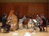 L'Ensemble Diderot durante la registrazione a Toblach (Alto Adige) nel dicembre 2019