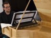 Jacopo Sibilia during the rehearsal for the concert with the copy of the Cristofori piano in the Musical Instrument Museum in Rome on the 14th May 2022