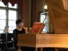 Li-Chun Su during the concert with the Silbermann piano in the Prinzenpalais in Wolfenbüttel on the 3rd May 2025