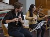 Olivier Riehl, Amandine Solano and Le Petit Trianon during the recording of Bach's Musical Offering in Porrentruy (CH) on the 11th and 12th October 2021