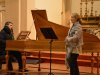 Matteo Messori and Stanislava Mihalcová during the rehearsal in the S. Cristina church in Bologna. The concert was in Brescia on the 5th Decembre 2016 