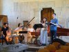 the group Teatro d'Arcadia during the rehearsal for the concert on 25th August 2019 in Bubikon (Zurich), with the Cristofori piano as a basso continuo instrument