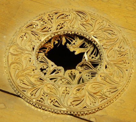 die Rosette vor der Restaurierung