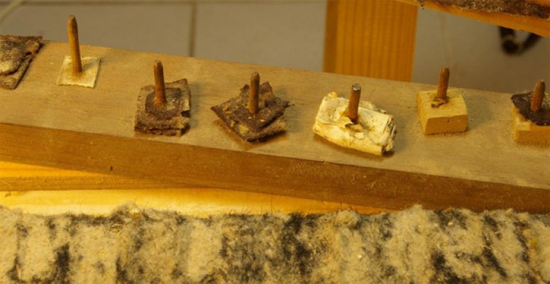 verrostete Waagebalkenstifte