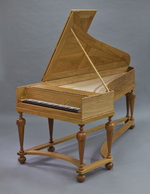 The new Silbermann piano before it left to Vancouver USA in October 2022, photo Kerstin Schwarz